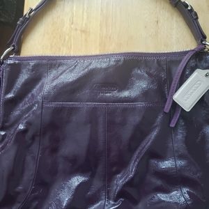 Coach Large Patent Leather Purse